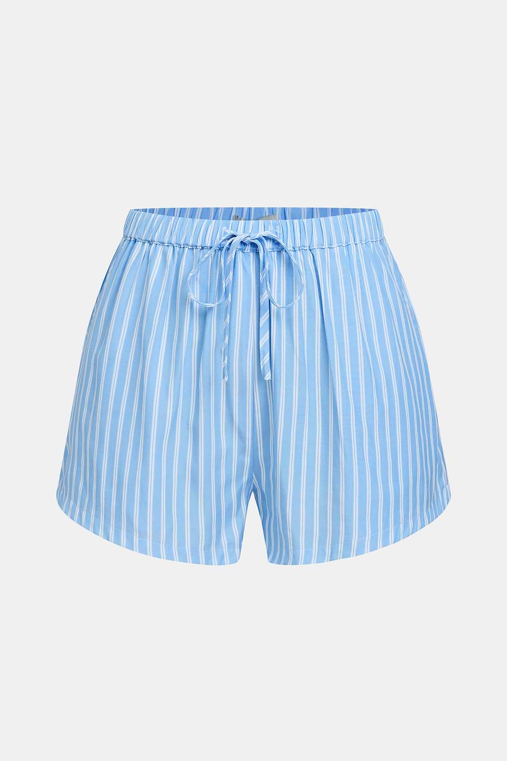 Pacific Beach Club Striped Shorts