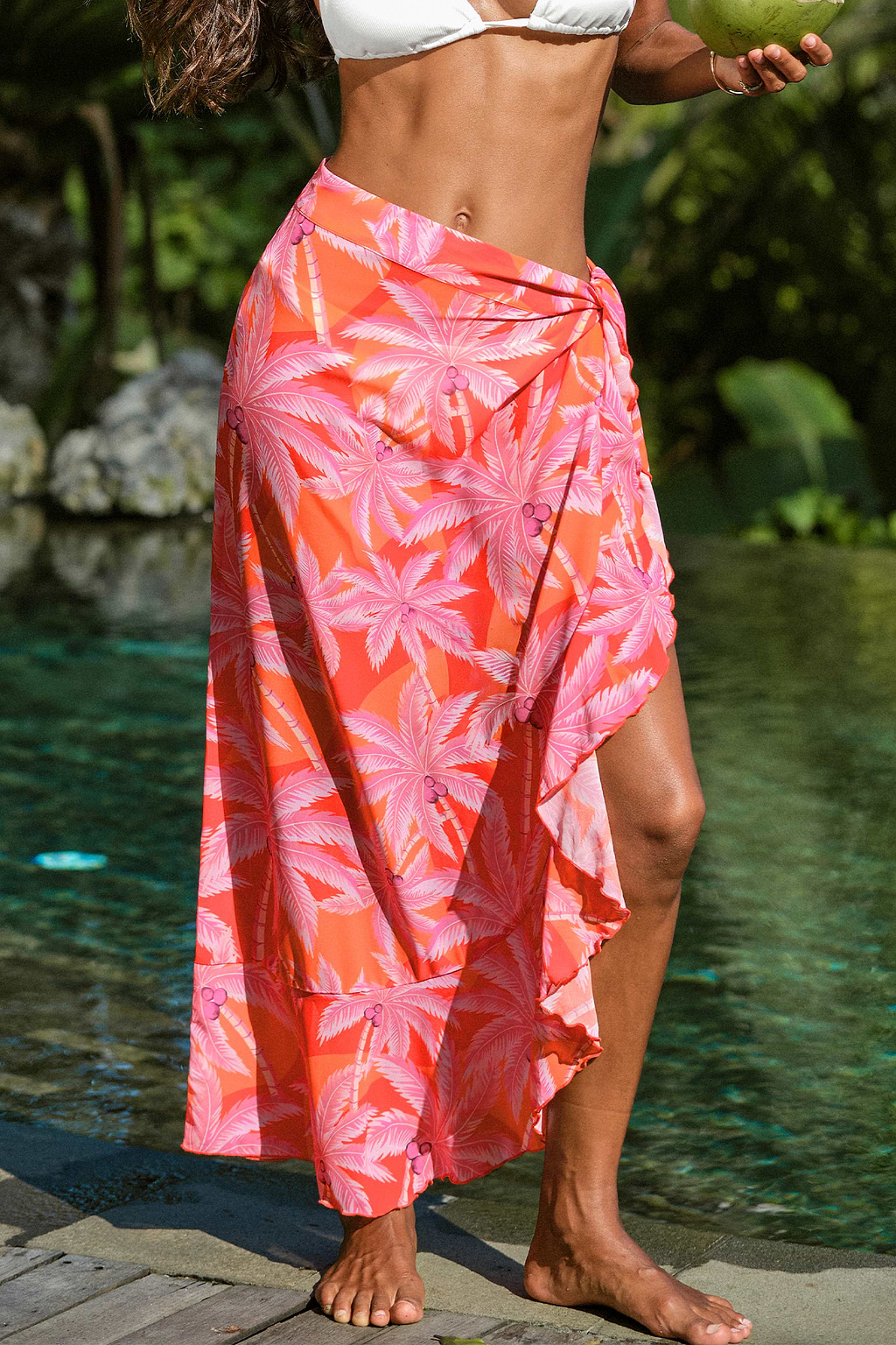 Saltwater Glow Tropische Cover-Up Sarong
