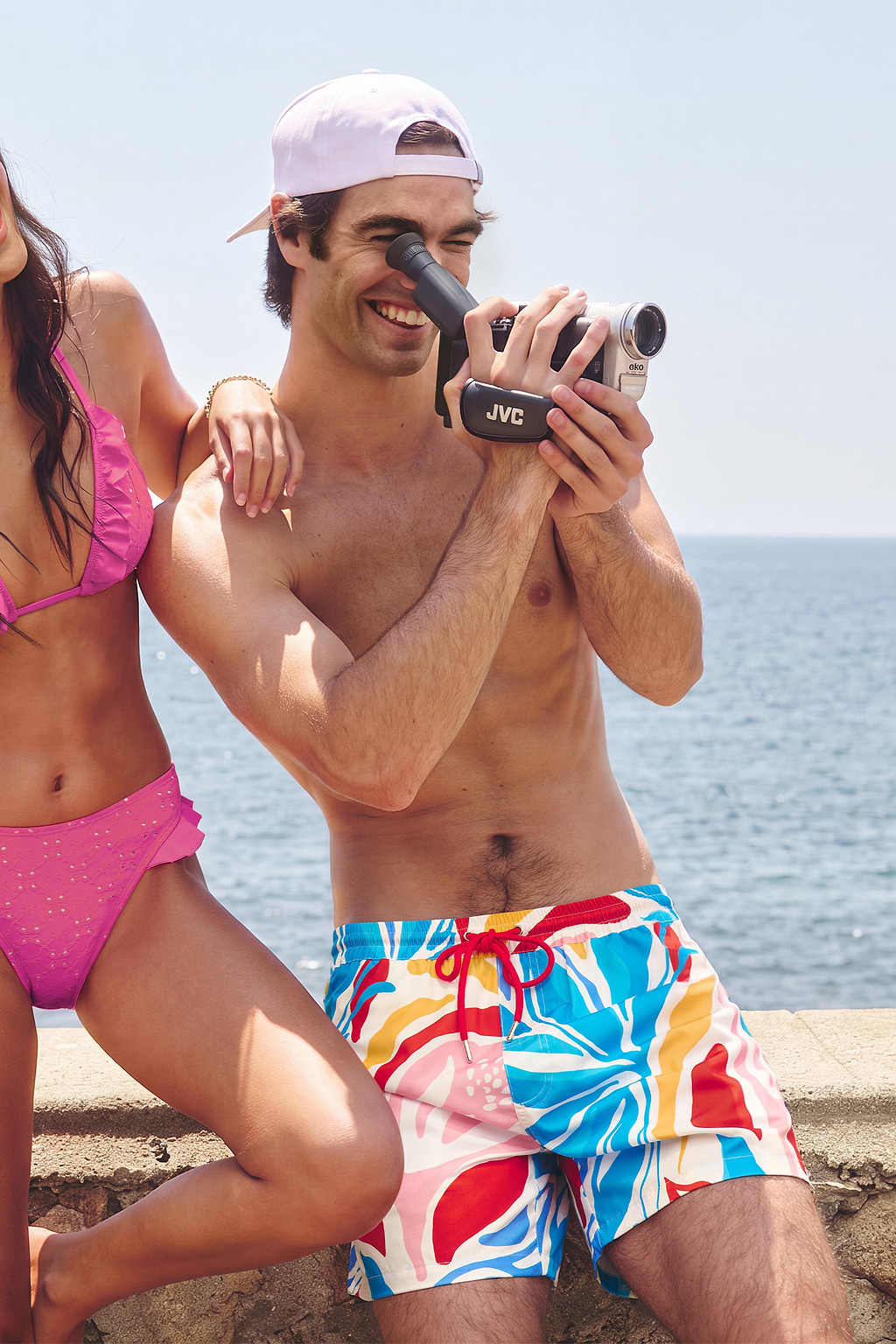 Pantaloncini da surf astratti Side Quest
