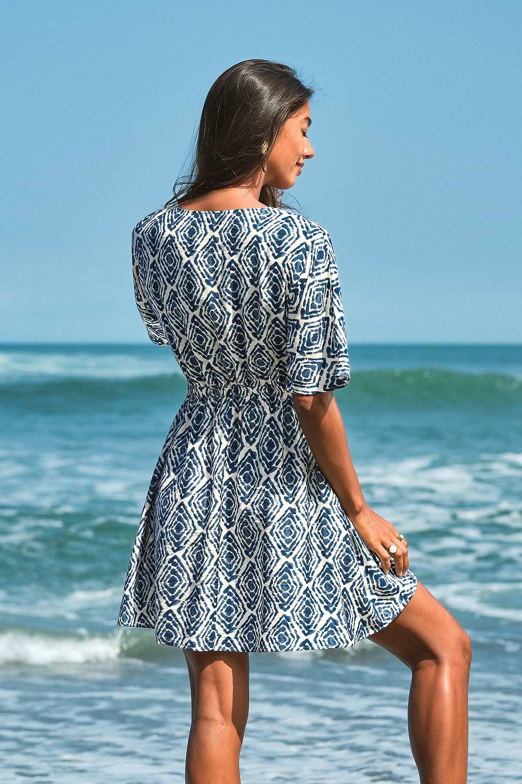Harmony Lane Geo Mini Dress