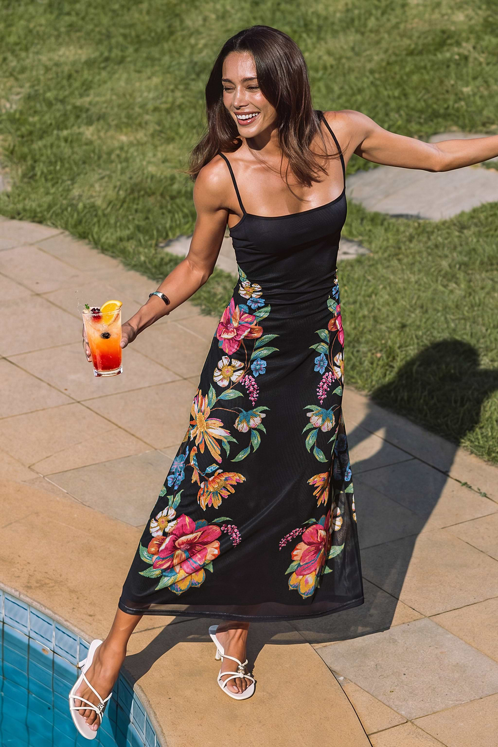 Opening Scene Floral Midi Dress