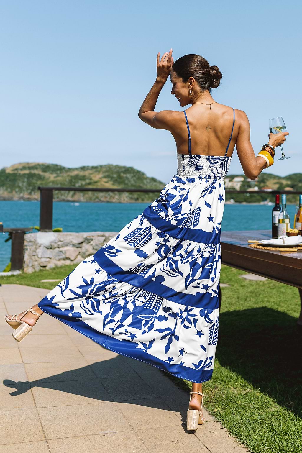 Heating Up Tropical Maxi Dress