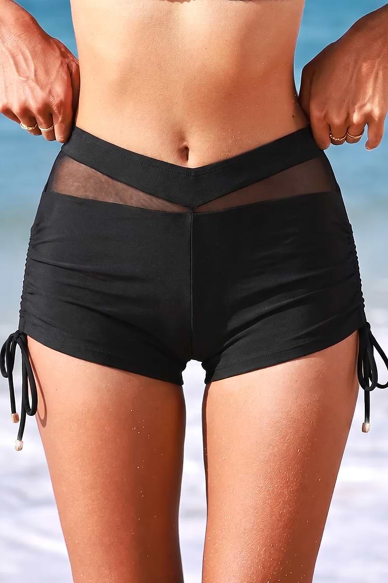 Late Bloomer Black Swimsuit Bottoms