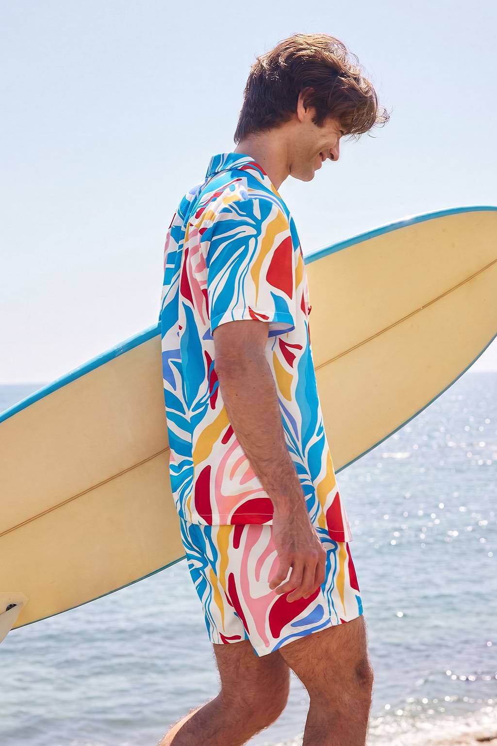Pantaloncini da surf astratti Side Quest