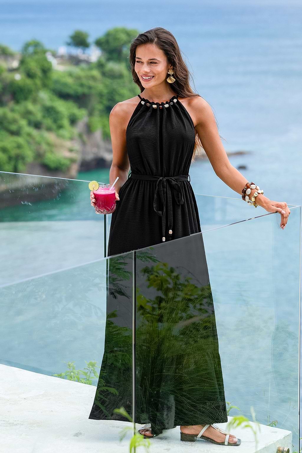 Good Weather Black Jumpsuit