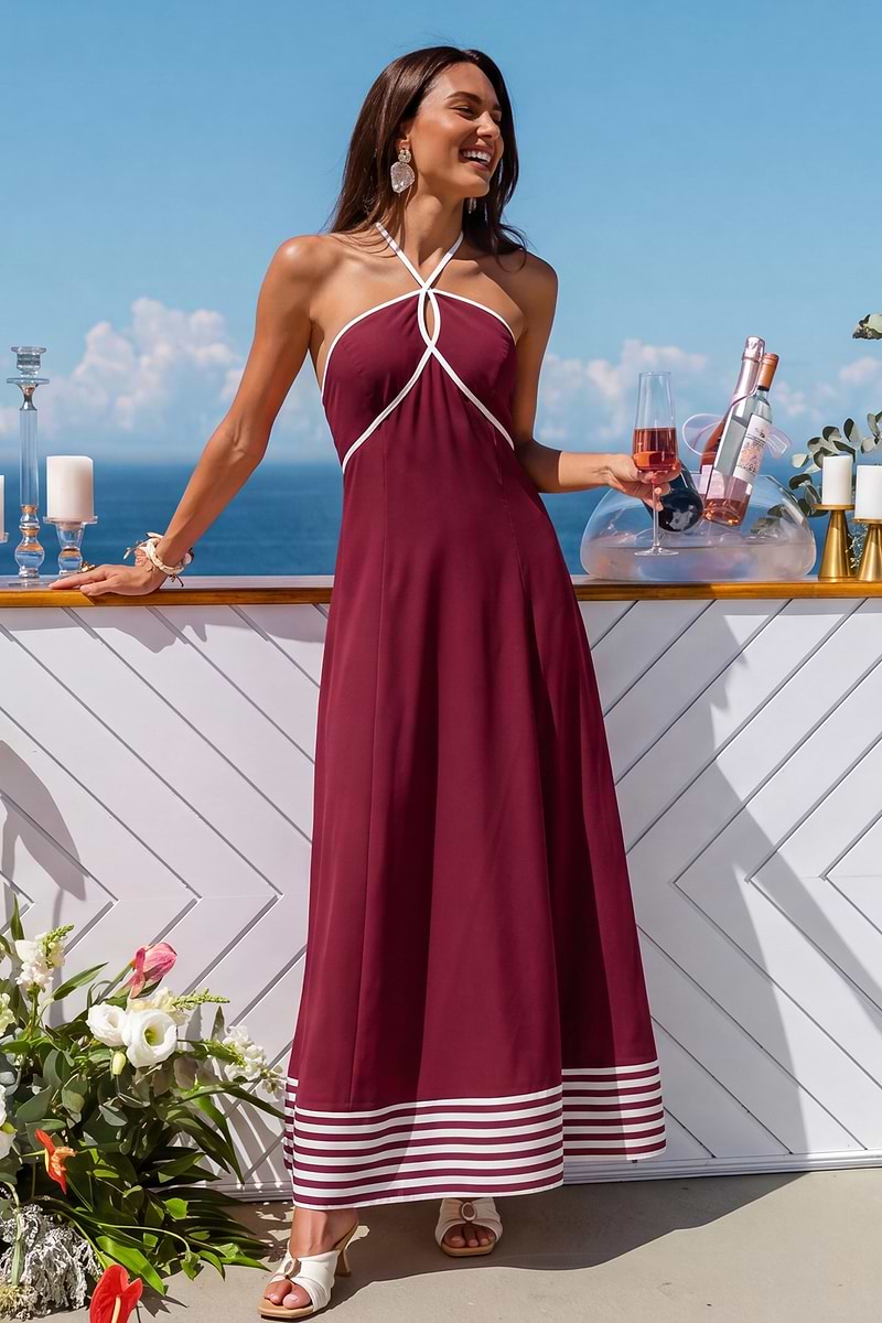 Plus One Red Maxi Dress