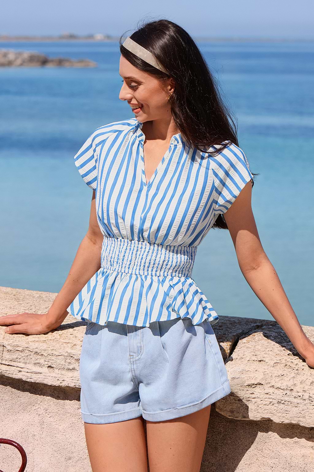 Preppy Striped Top