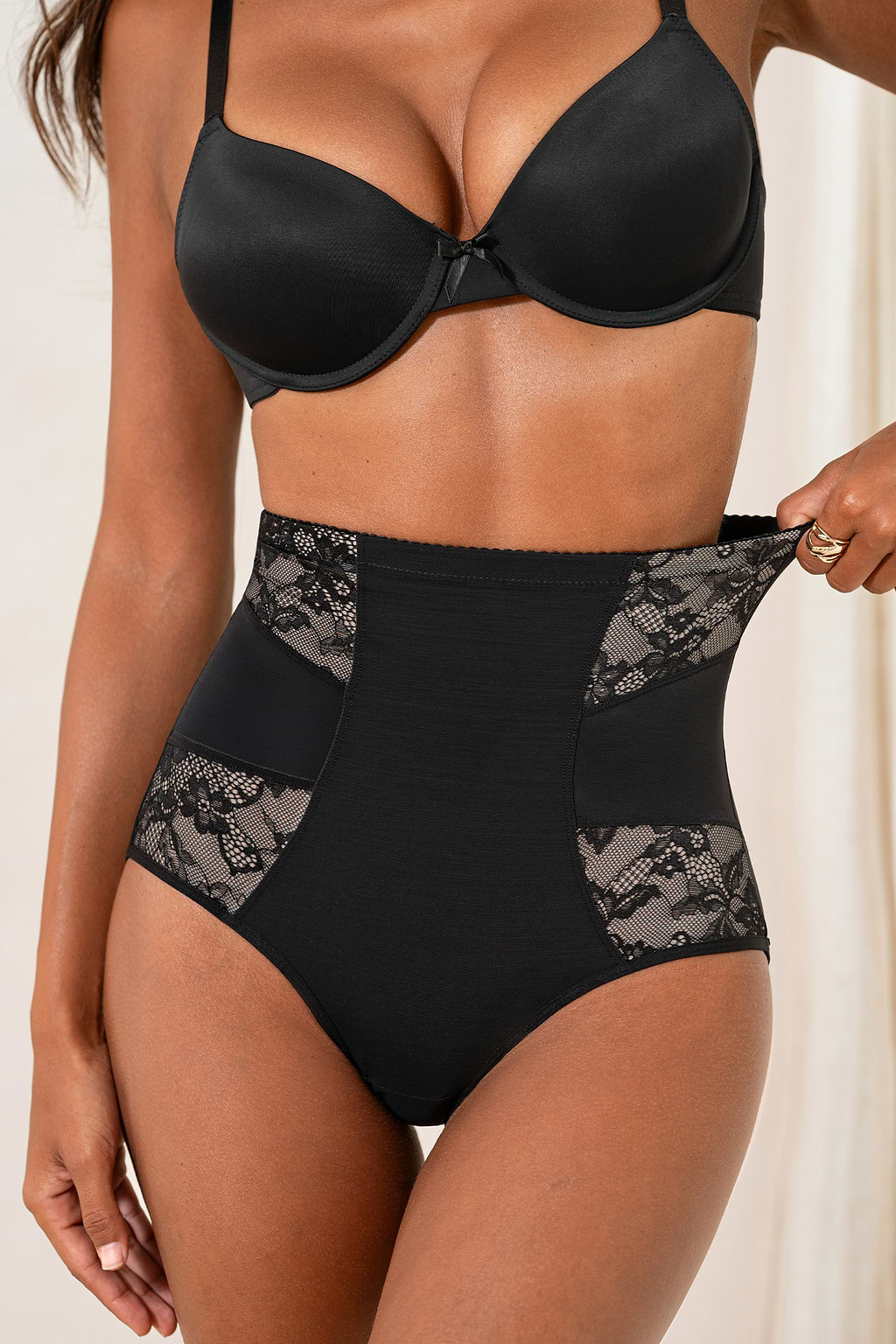 Head Turner Black Shapewear Briefs