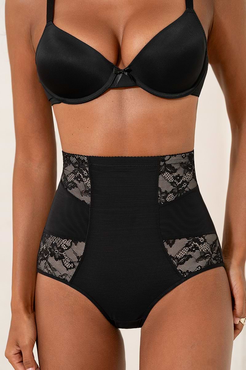 Head Turner Black Shapewear Briefs