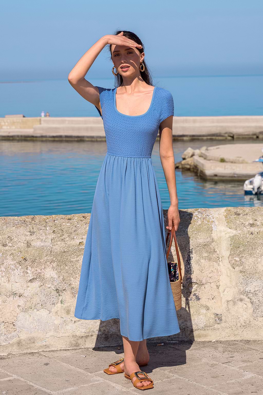 Opening Act Blue Maxi Dress