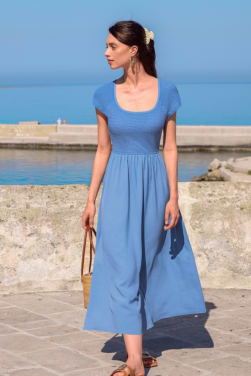 Opening Act Blue Maxi Dress