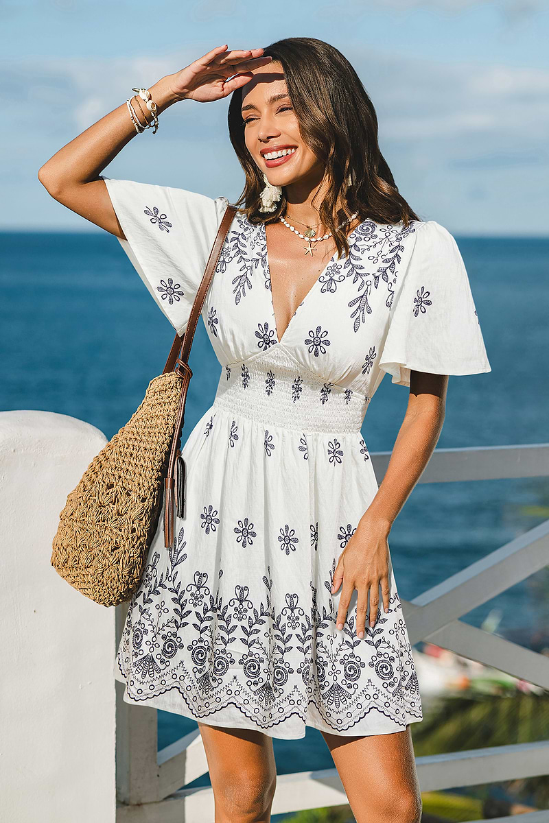 Cast a Spell Floral Mini Dress