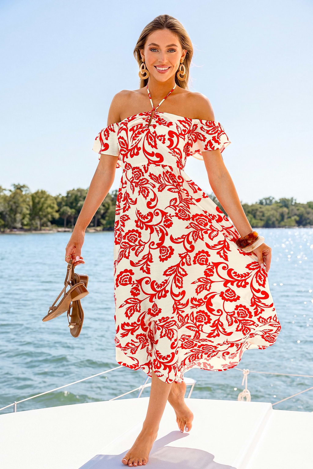 Final Rose Floral Maxi Dress