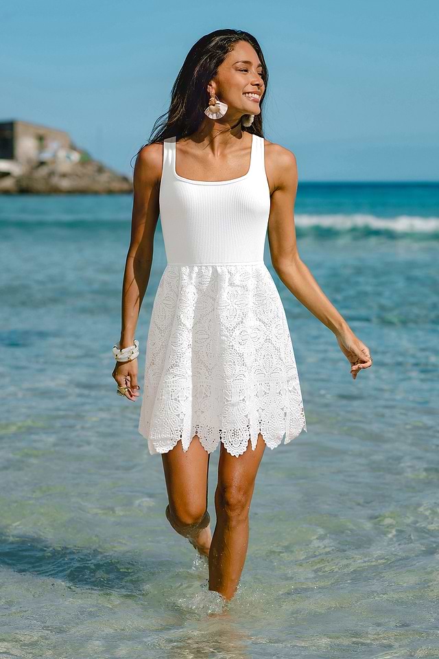 white mini dress city beach Shop White Dresses Online - Fast Shipping & Easy Returns