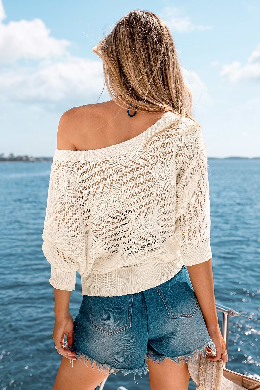 Give or Take Cream Sweater