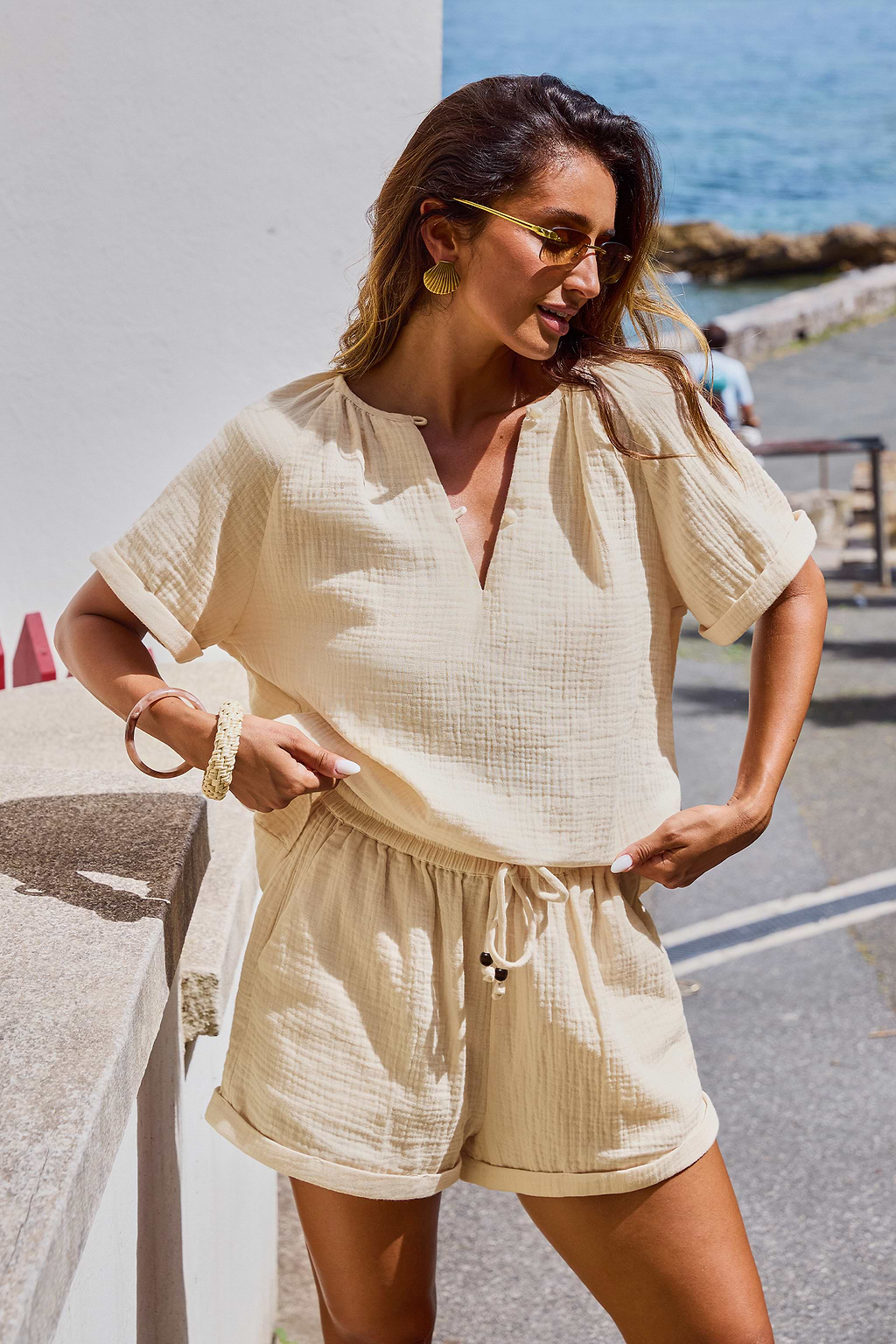 Wanderer Beige Top