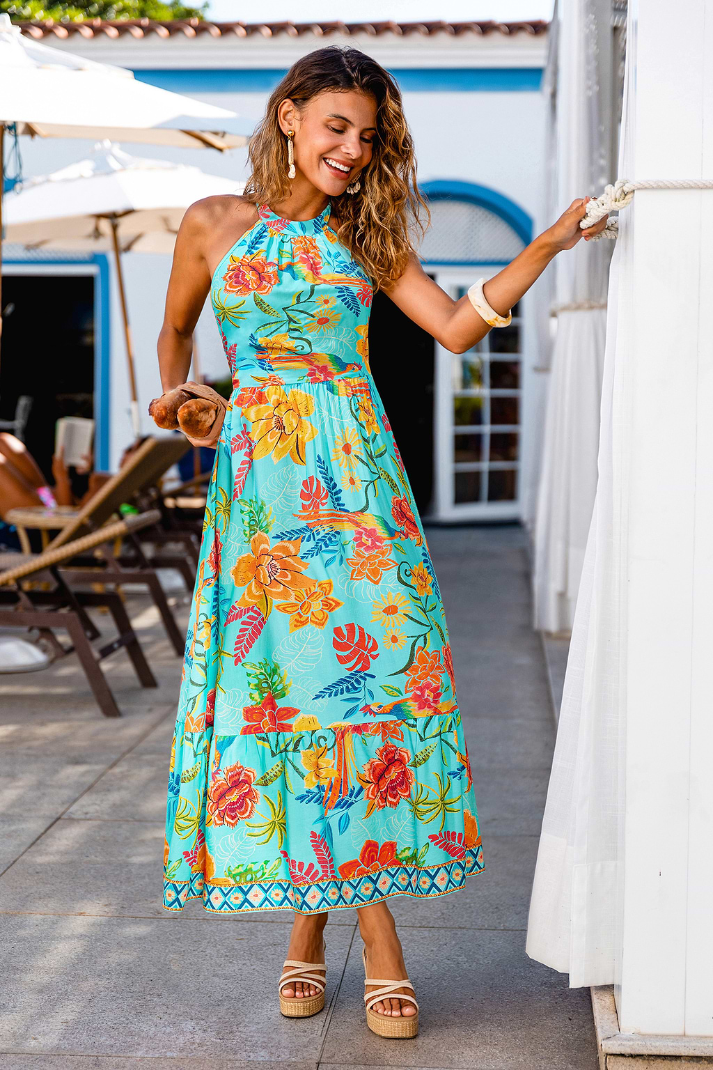 Sukienka midi Everyday Muse w kwiaty