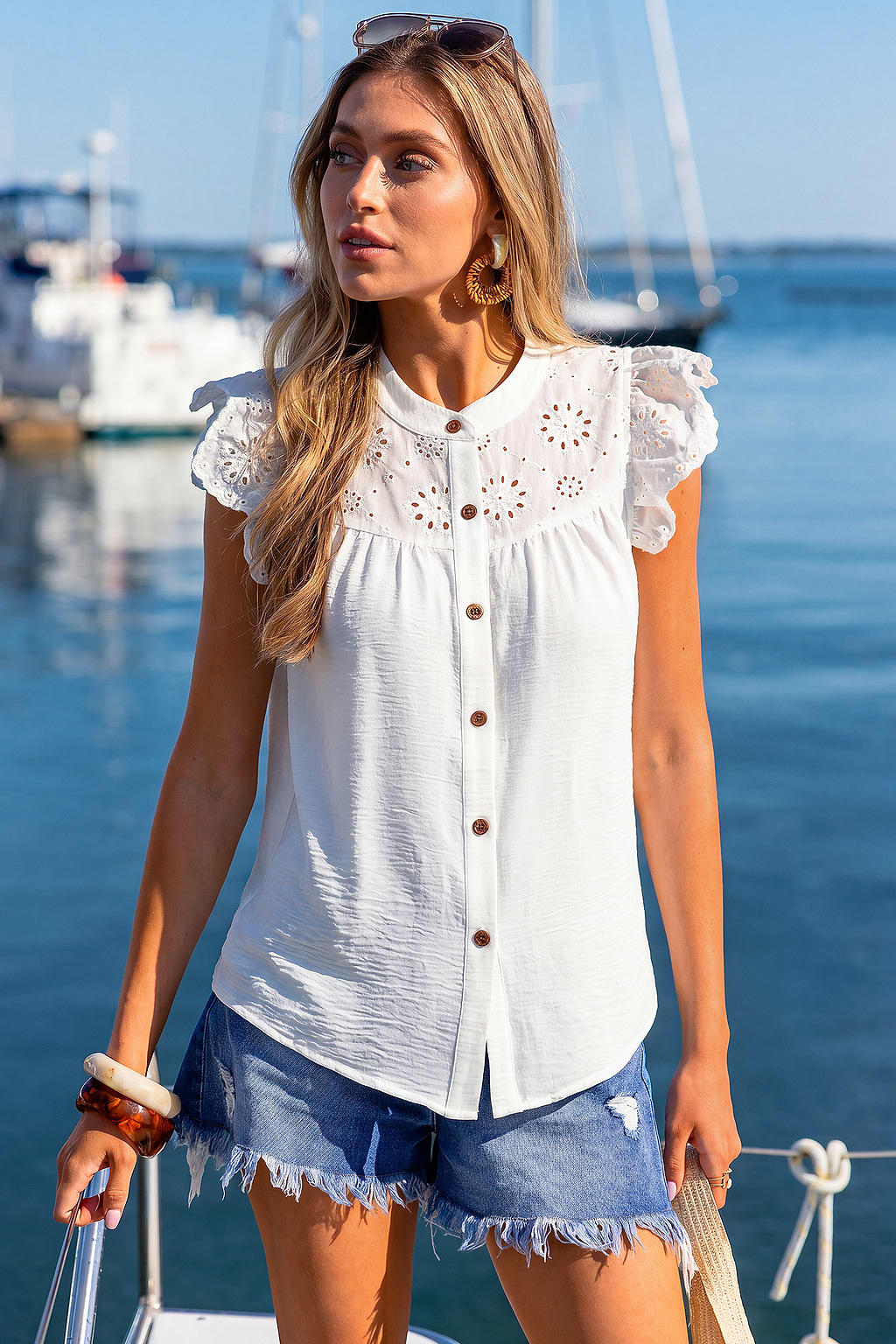 Heart of Gold White Top
