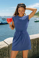 Tied & True Blue Mini Dress