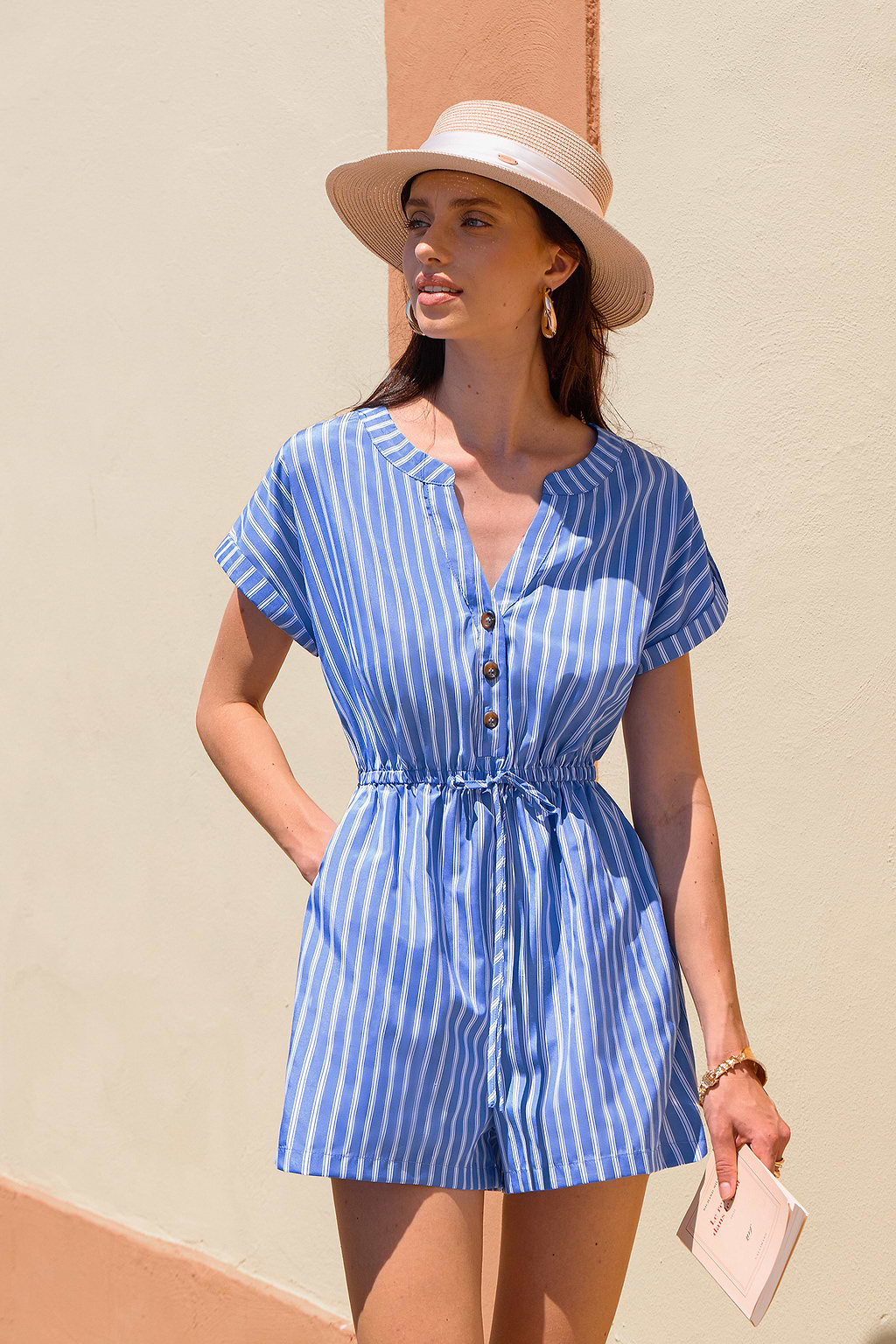 Summer Thrill Striped Playsuit