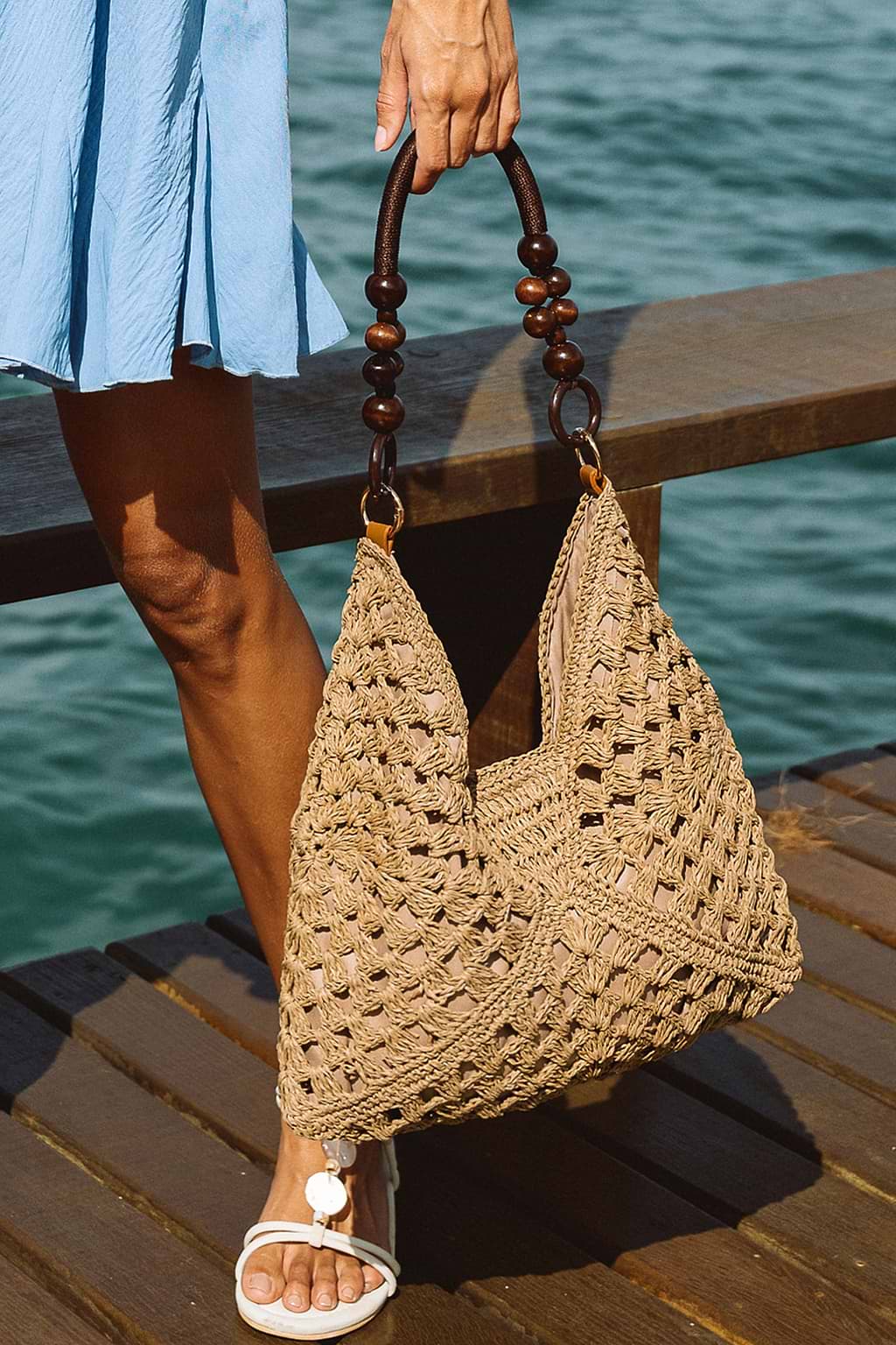 Heading Out Straw Bag
