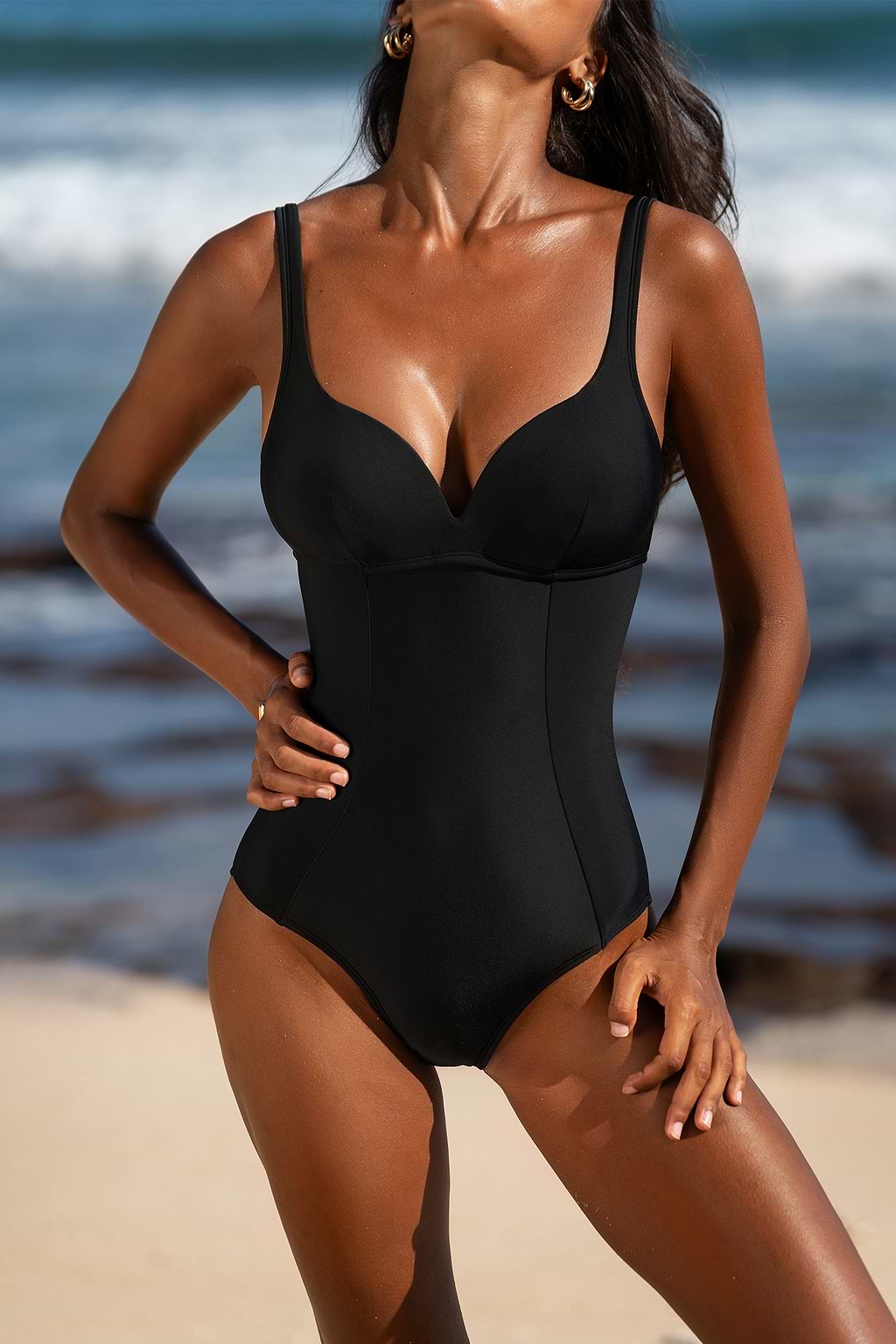 Jednoczęściowy kostium kąpielowy True Confidence Tummy Control