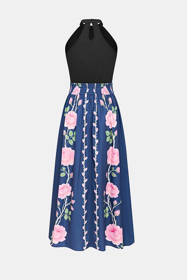 saint tropez chic floral mesh maxi dress Saint-Tropez State of Mind Floral Maxi Dress