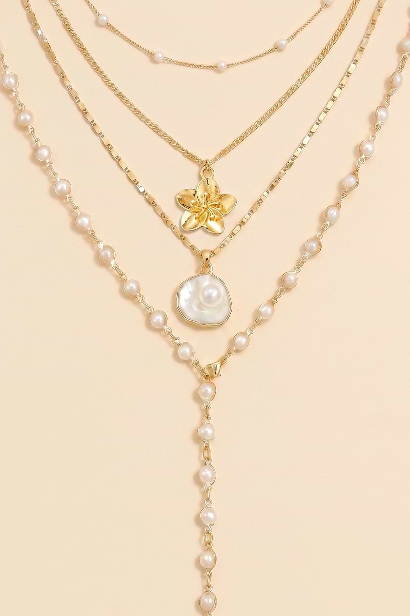 In Paradise Gold-Tone Necklace Set