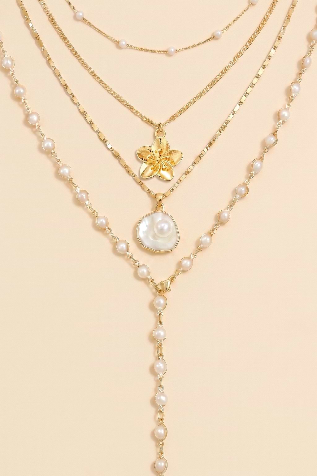 In Paradise Gold-Tone Necklace Set