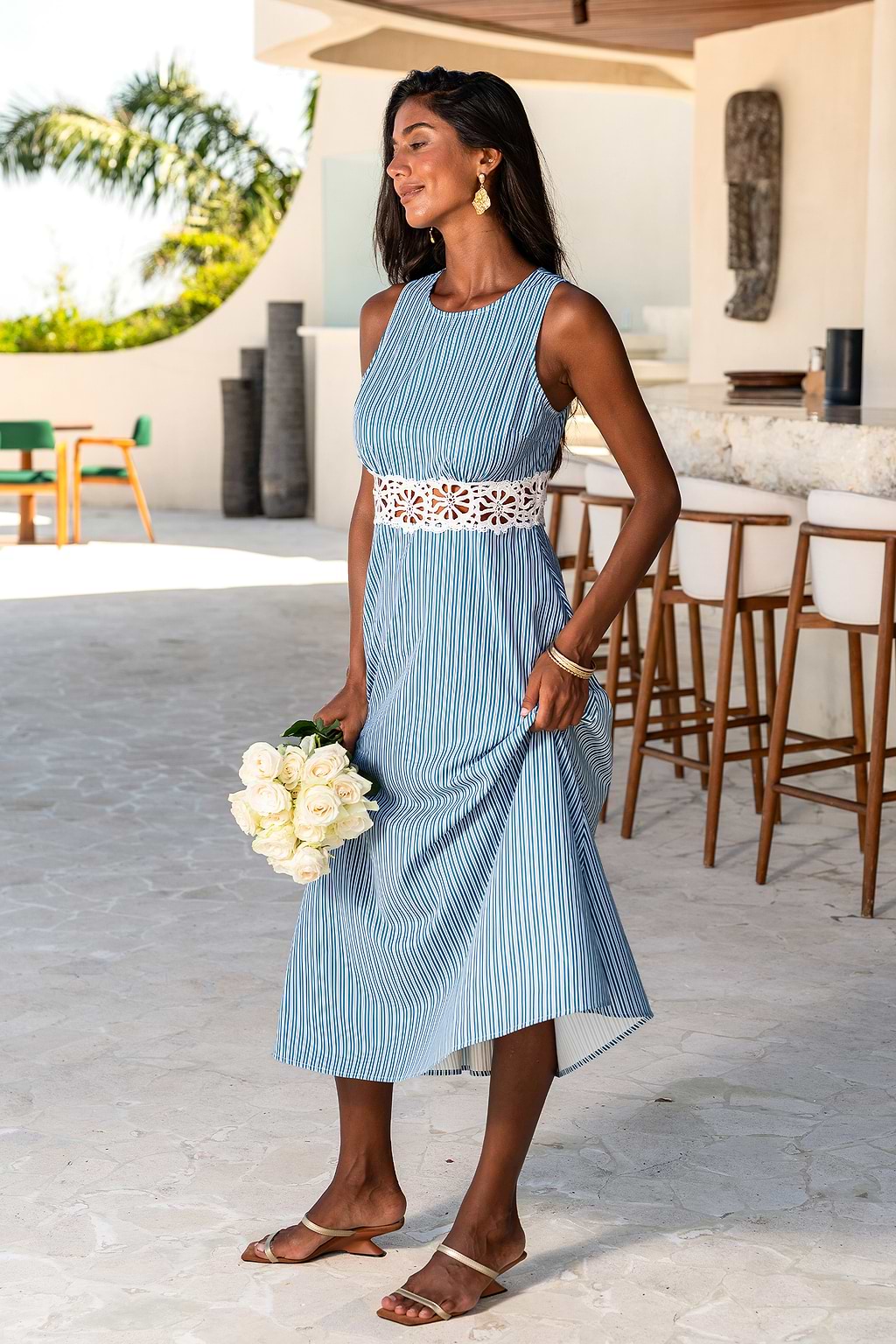 Time Well Spent Striped Maxi Dress