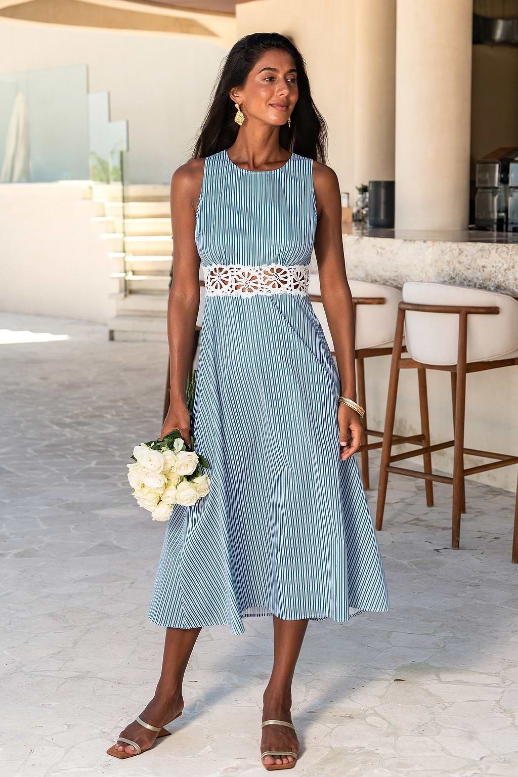 Time Well Spent Striped Maxi Dress