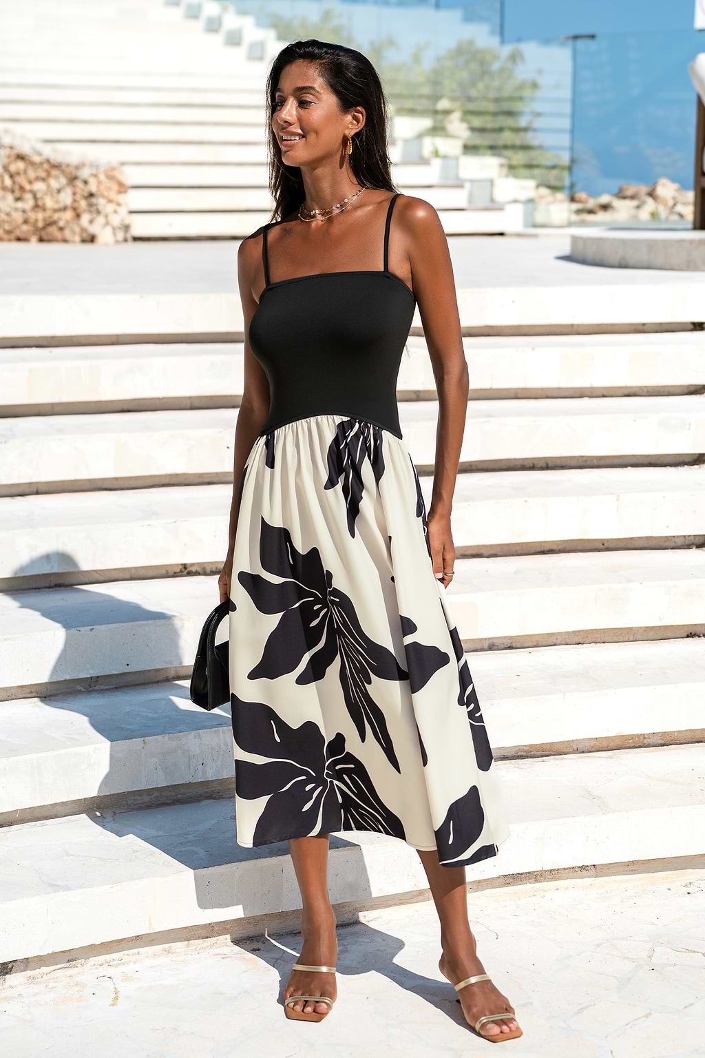 Summer Plans Floral Midi Dress