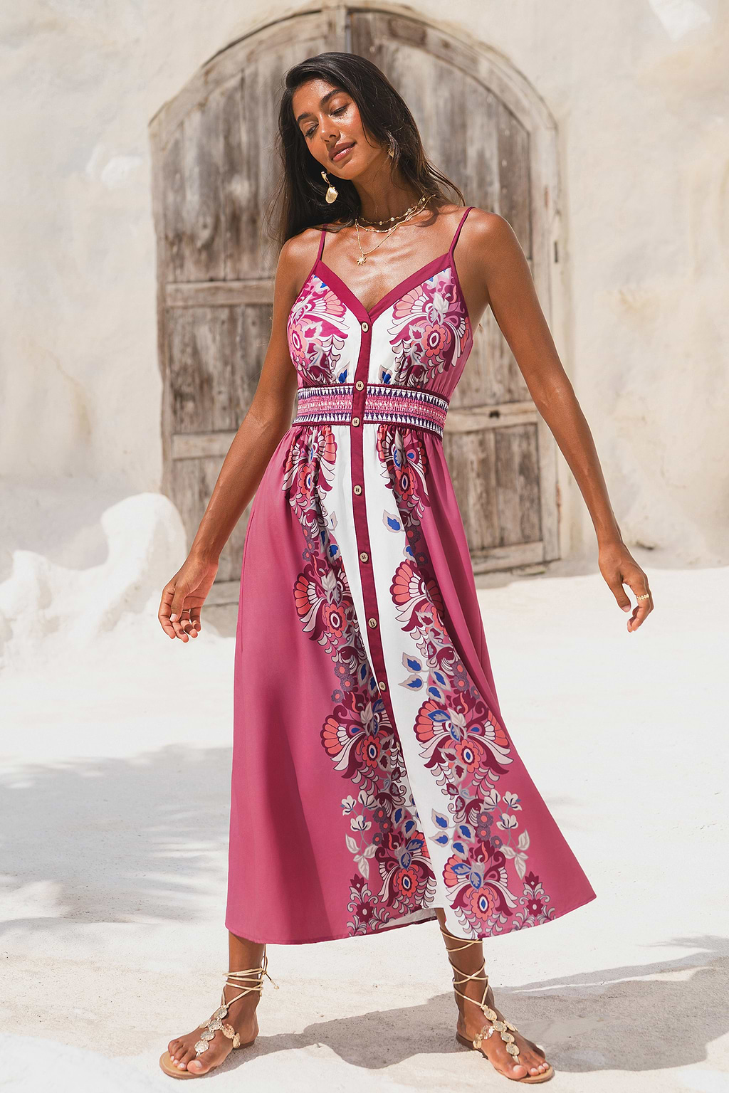 Petal Dream Floral Midi Dress