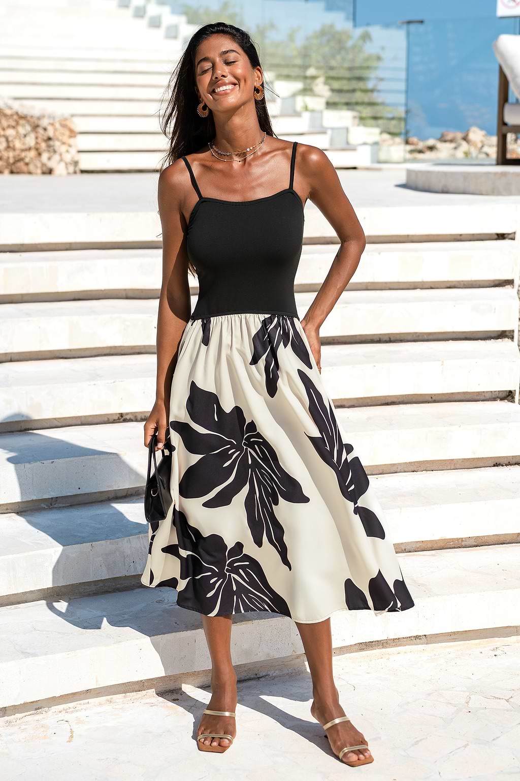 Summer Plans Floral Midi Dress