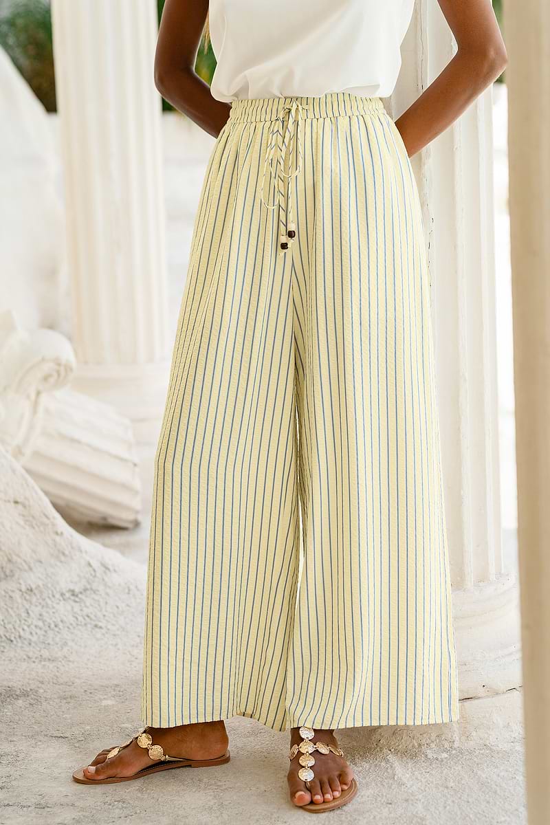 Relaxation Striped Pants