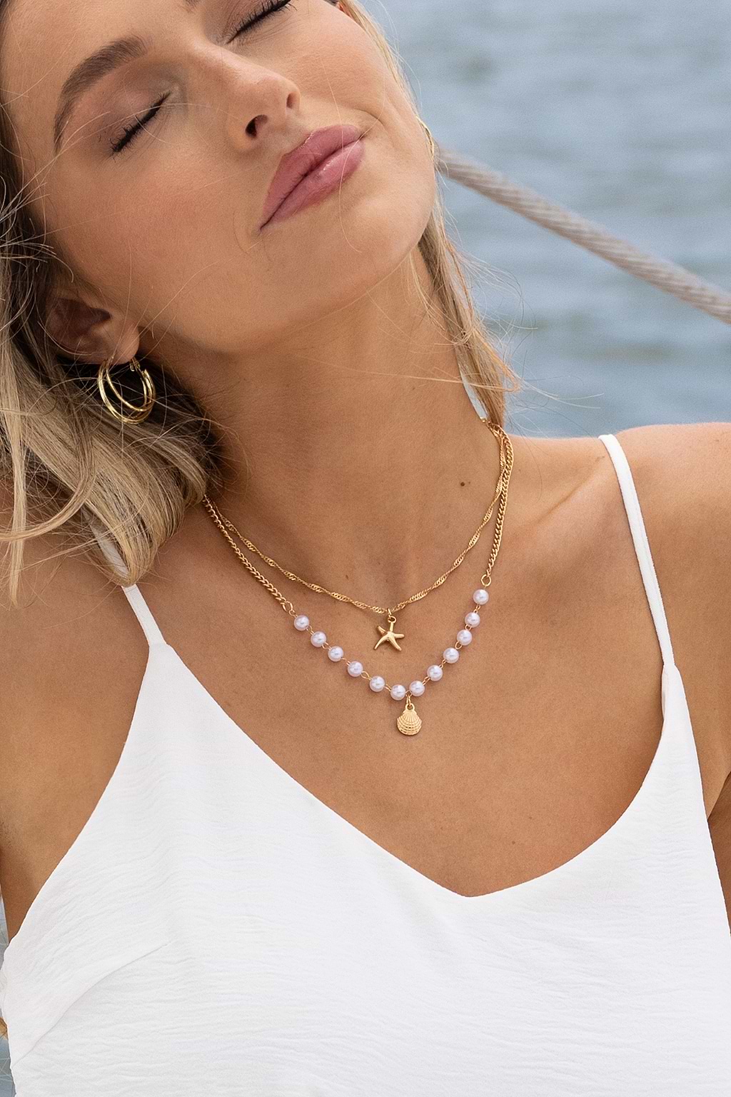 In No Rush Gold-Tone Necklace Set