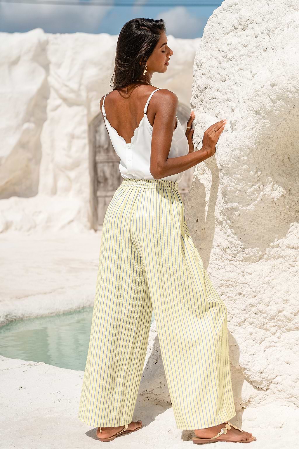 Relaxation Striped Pants