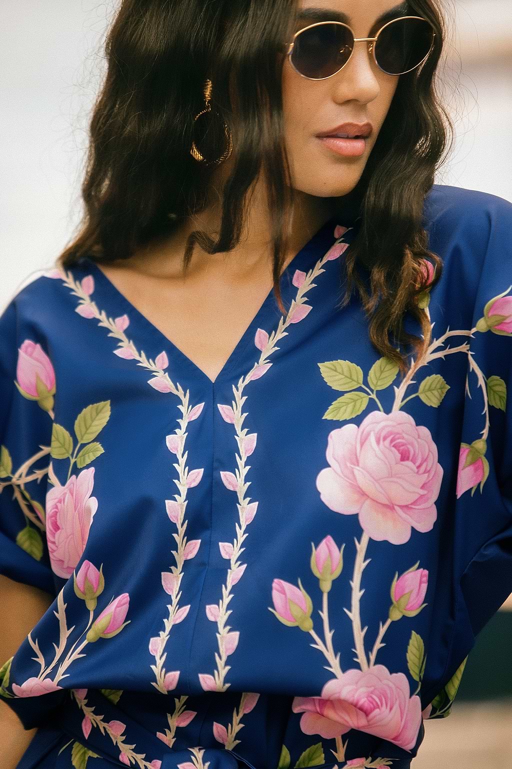 Midnight Rose Floral Maxi Dress