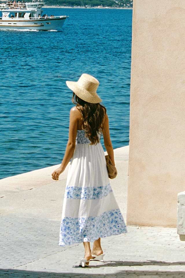 best holiday maxi dresses Square Neck Floral Dress for Summer Vacation vestito da sposa