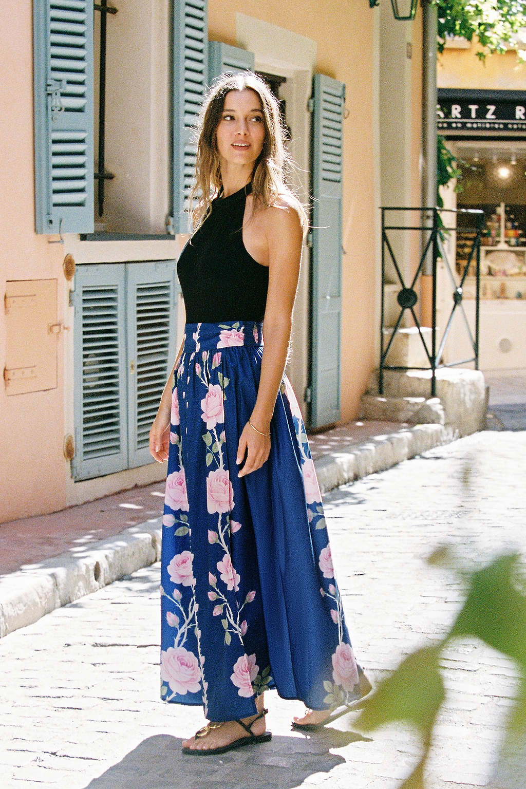 Saint-Tropez State of Mind Floral Maxi Dress