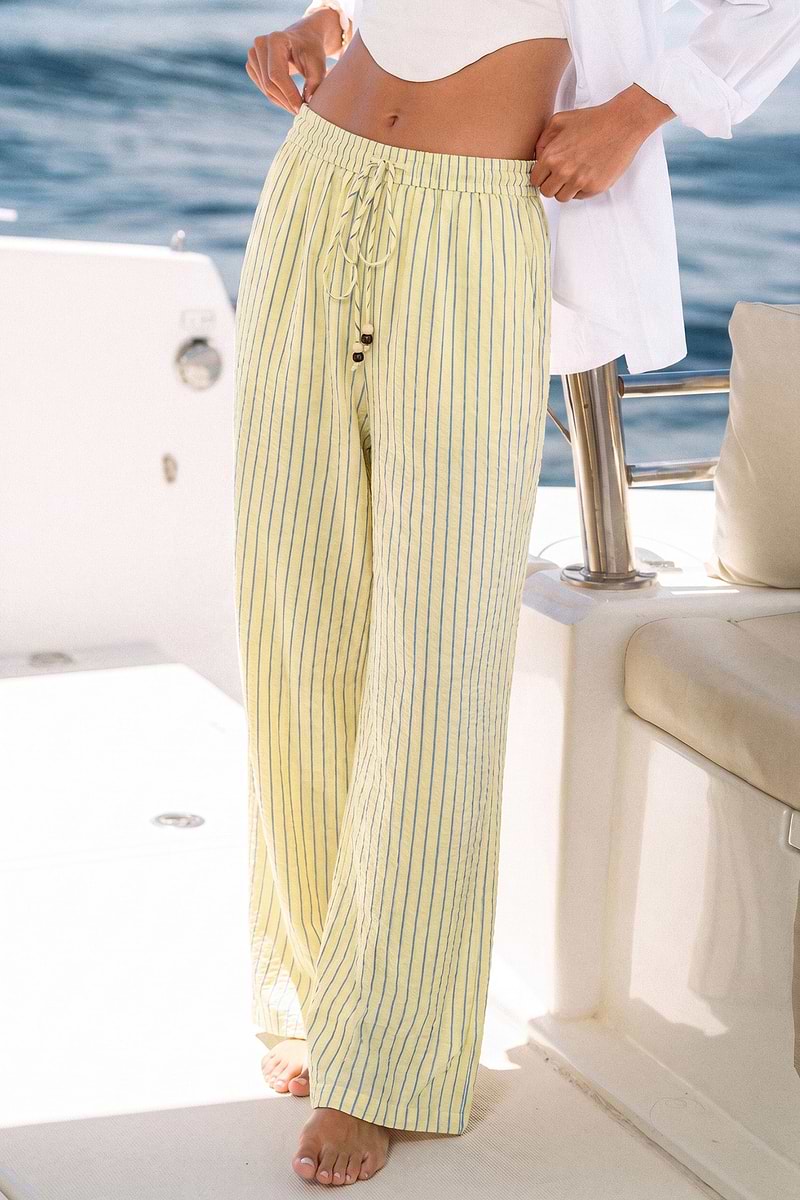 Relaxation Striped Pants