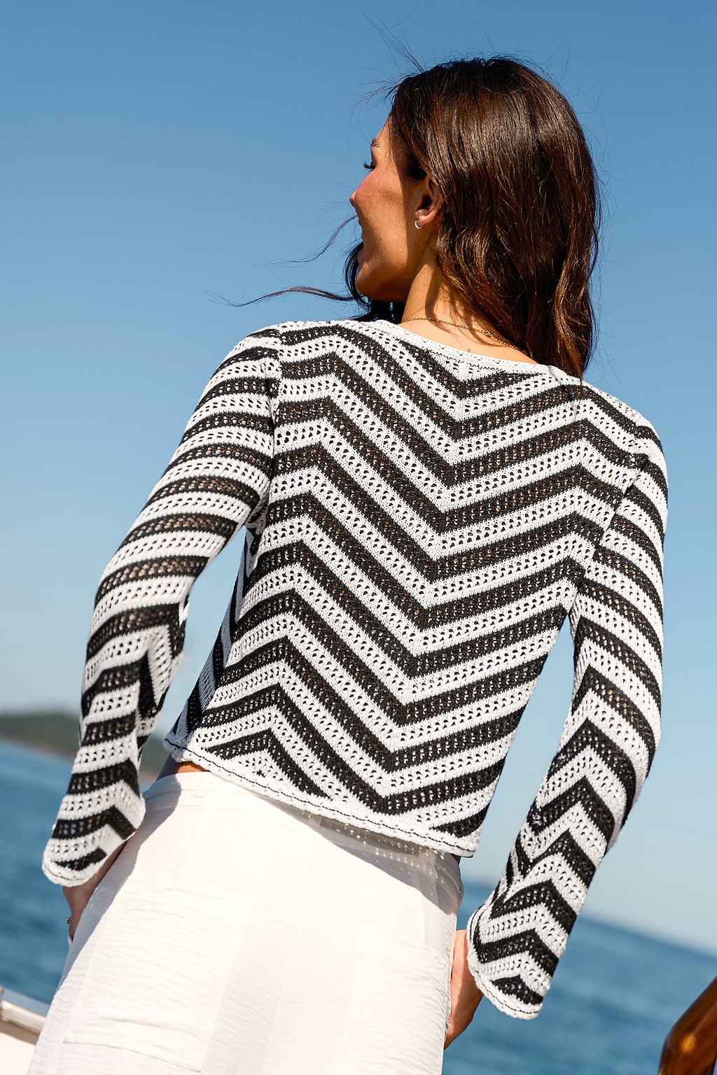 City Days Chevron Cardigan