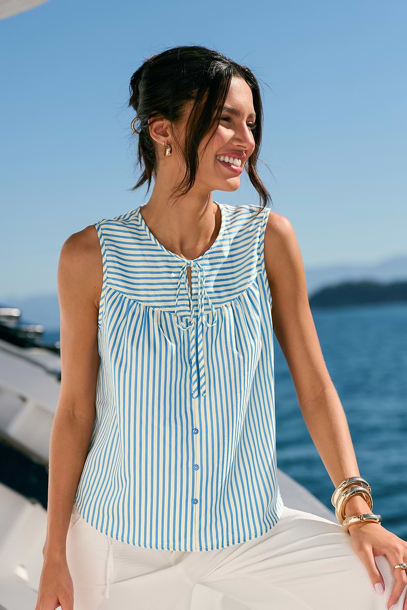 Time Will Tell Striped Top