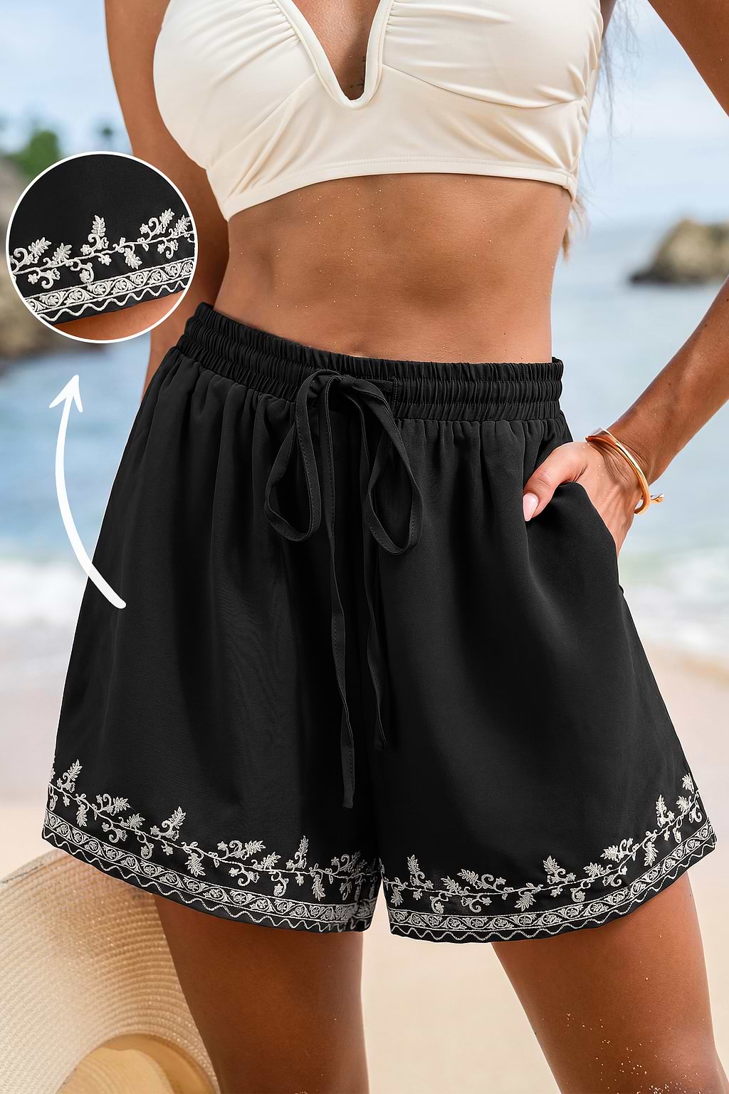 Pantaloncini floreali Jet Set