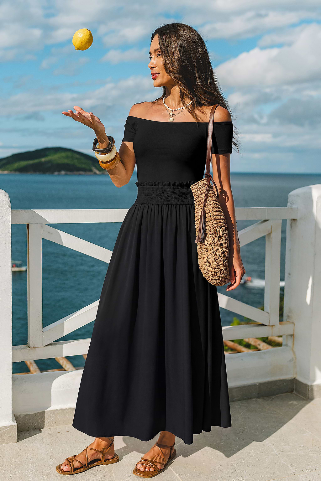 Boundless Black Maxi Dress