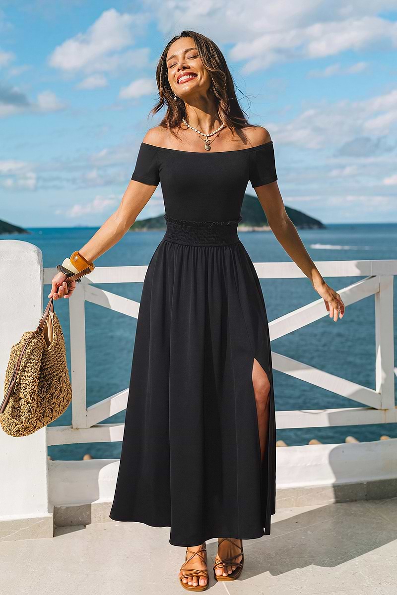 Boundless Black Maxi Dress