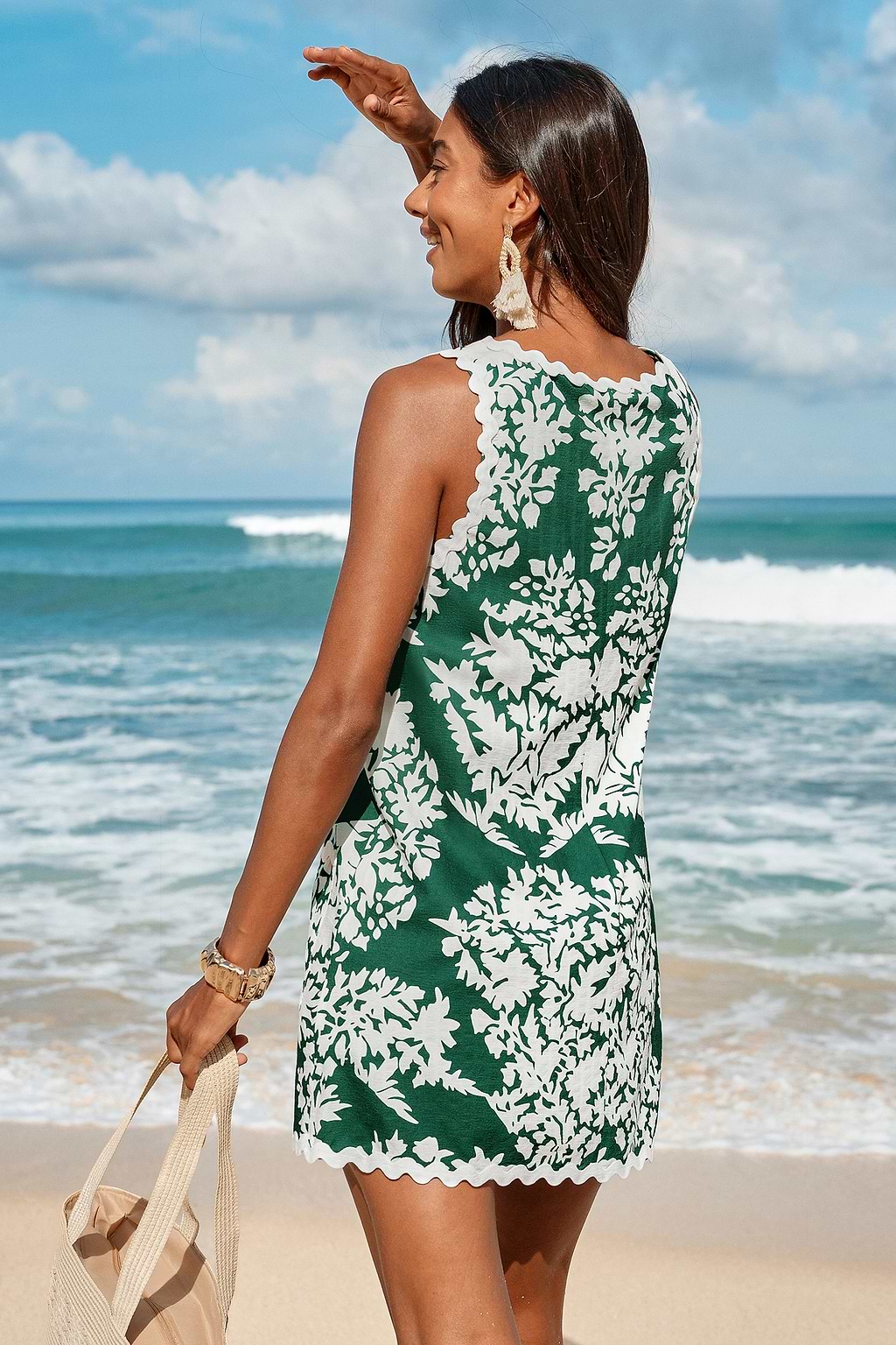 Fun Era Tropical Mini Dress