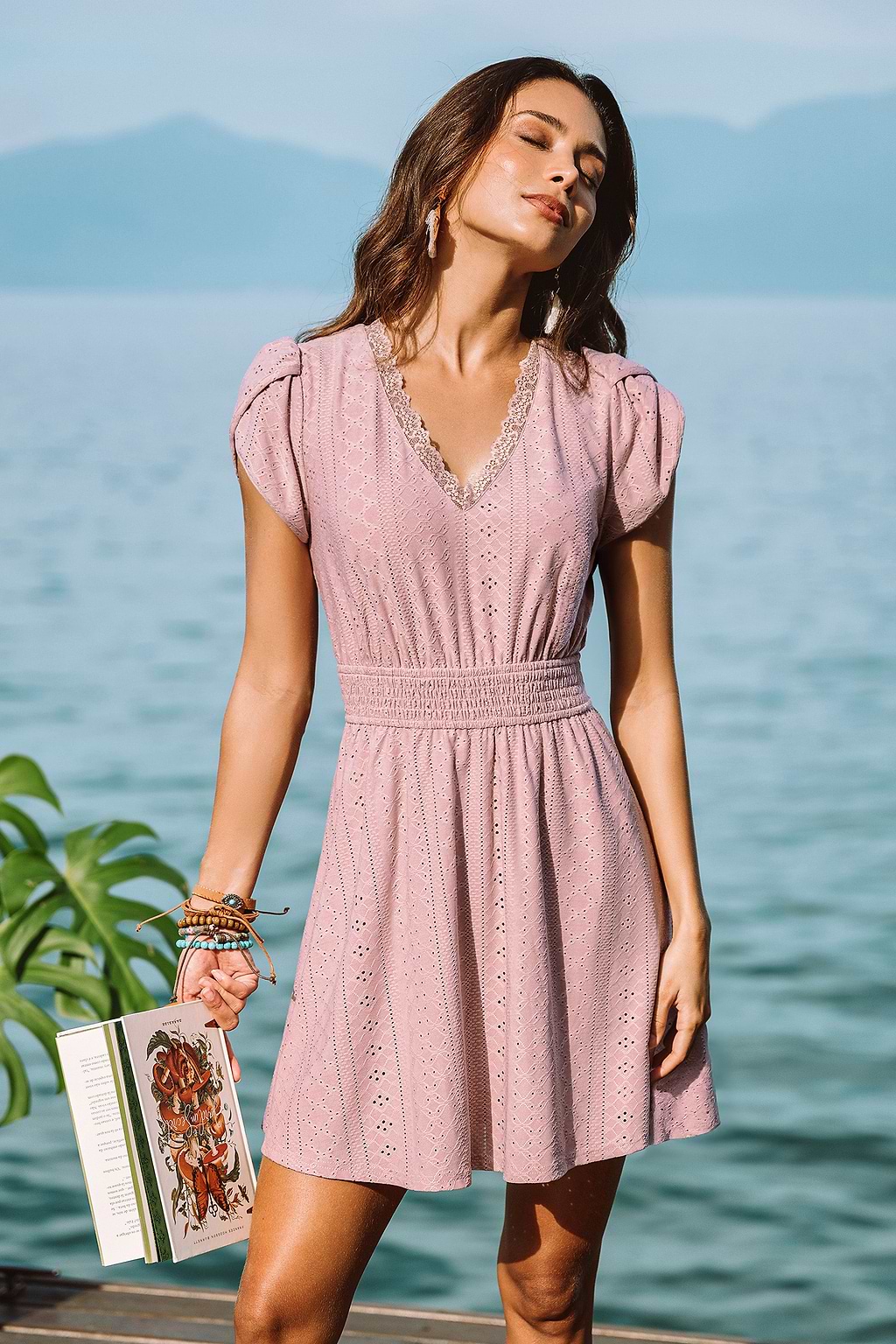 Cancun Glow Pink Mini Dress