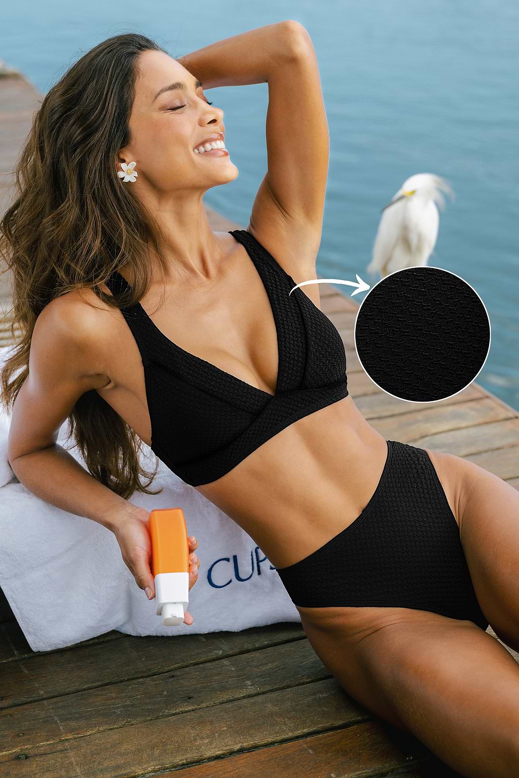 Petrichor Black Bikini Set
