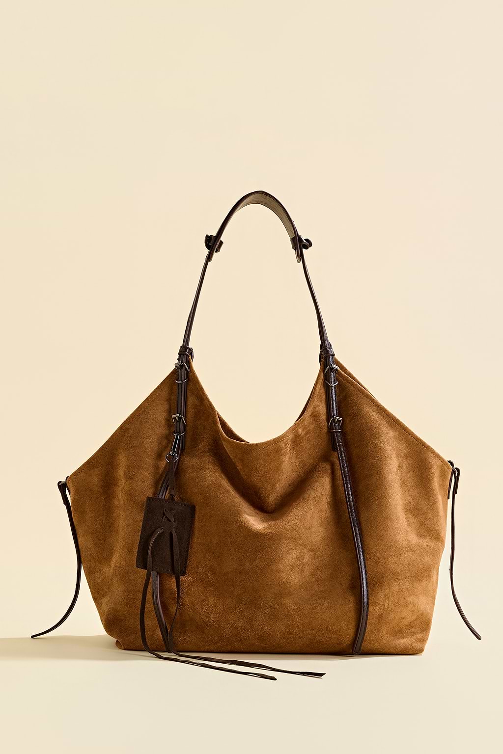 On the Go Faux Suede Bag
